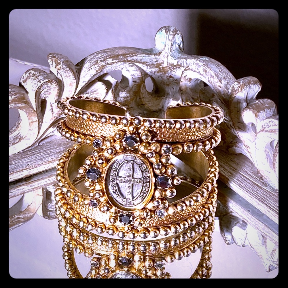 Virgins Saints & Angels Oval San Benito Cuff - Picture 2 of 4
